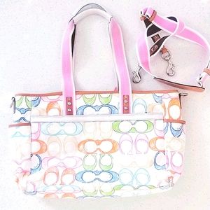 Coach Scribble Tote